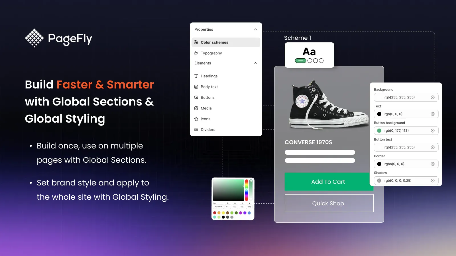 Global Style Settings